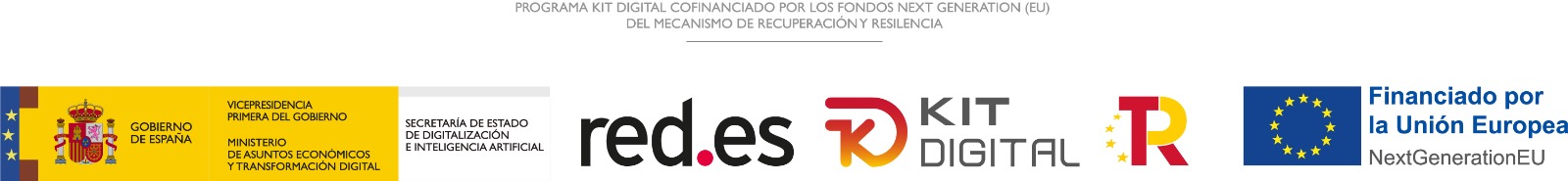 Programa Kit Digital cofinanciado por los fondos Next Generation de la Unión Europea